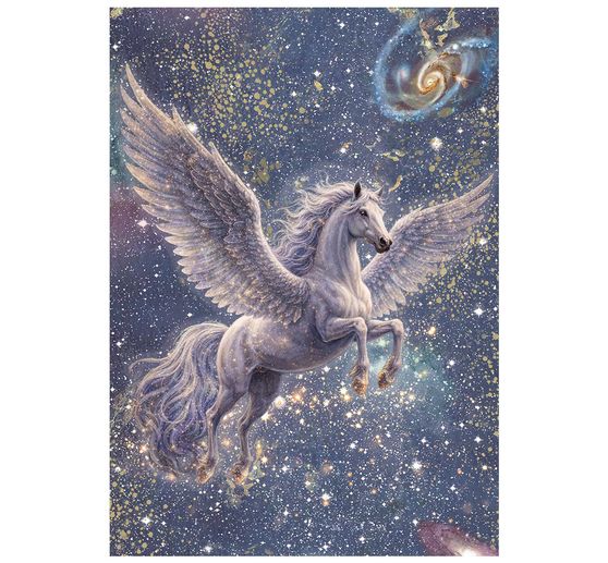 Stamperia Motiv-Strohseiden Sortiment "Cosmos", DIN A6, 8er Set