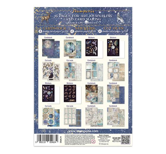 Junk Journal Book Stamperia &laquo; Cosmos &raquo;