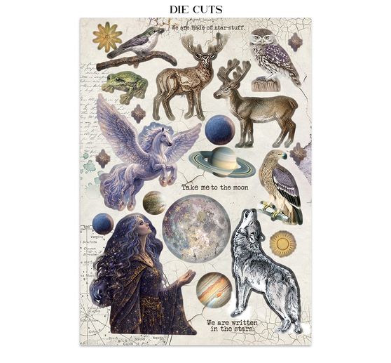 Junk Journal Book Stamperia &laquo; Cosmos &raquo;