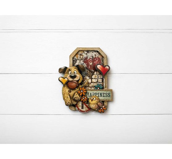 Motifs estamp&eacute;s Stamperia &laquo; Furry Friends 2 &raquo;