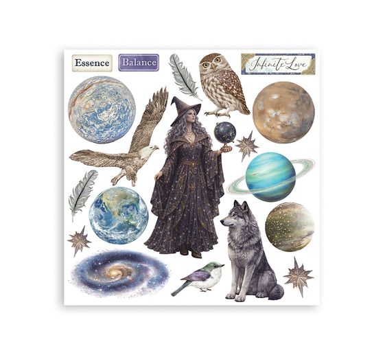 Stamperia Rub On assortment "Cosmos"