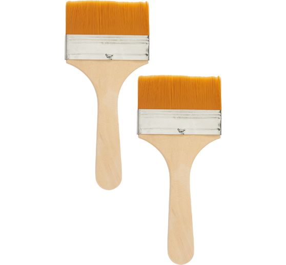 VBS Acrylic Flat Brush, 7,8 cm wide, 2 pcs.