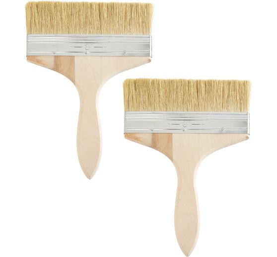 VBS Borstenpinsel "Modler", extra breit, 16 cm, 2 St&uuml;ck