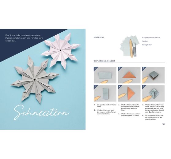 Livre &laquo; Origami - Winter Flowers &raquo;