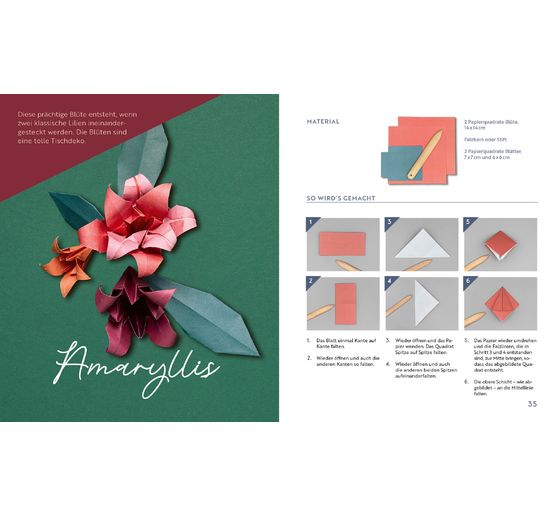 Livre &laquo; Origami - Winter Flowers &raquo;