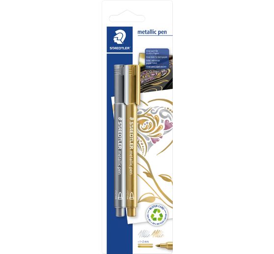 STAEDTLER Metallic Marker "Gold & Silver"