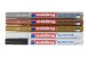 edding 780 gloss varnish-Marker Metallic, Basic, set of 5