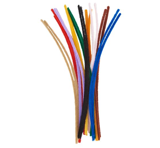 VBS Chenilledraht "Farbenmix", 30 cm, 20er-Set