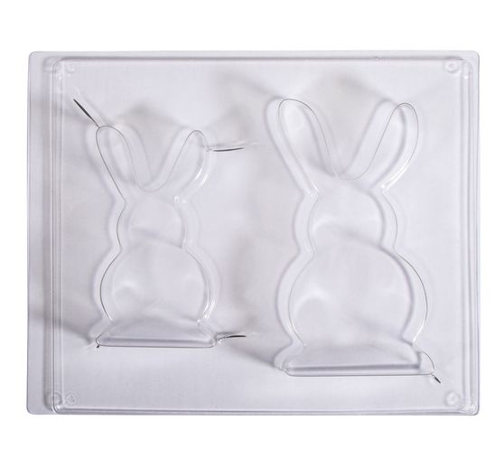 Moule « Famille Lapin », 2 empreintes