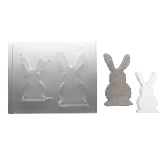 Moule « Famille Lapin », 2 empreintes - VBS Hobby