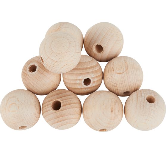 VBS Wooden balls drilled "Ø 25 mm"