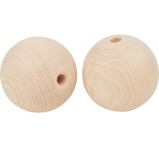 VBS Wooden balls half drilled "Ø 70 mm"