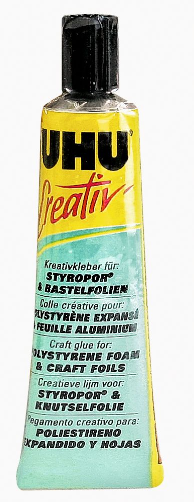 UHU Creativ', Polystyrène expansé & Feuille aluminium, 25 g - VBS Hobby
