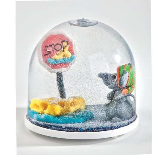Boule à neige, ovale, 7 x 5,5 x 5,5 cm