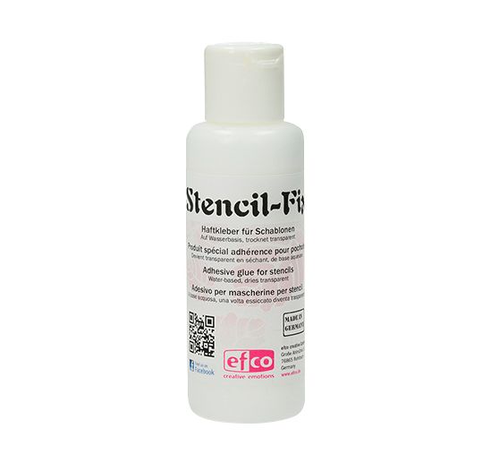 Adhesive for stencils