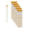 Pinceaux plats poils synthétiques VBS « n° 6 », 50 pc.
