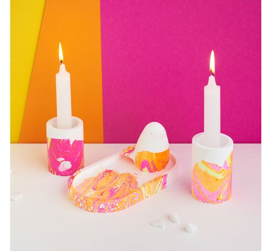 Pointed candles, set of 6