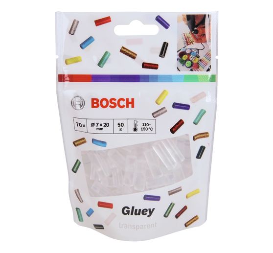 Mini-bâtonnets de colle pour Gluey Bosch, 70 pc.
