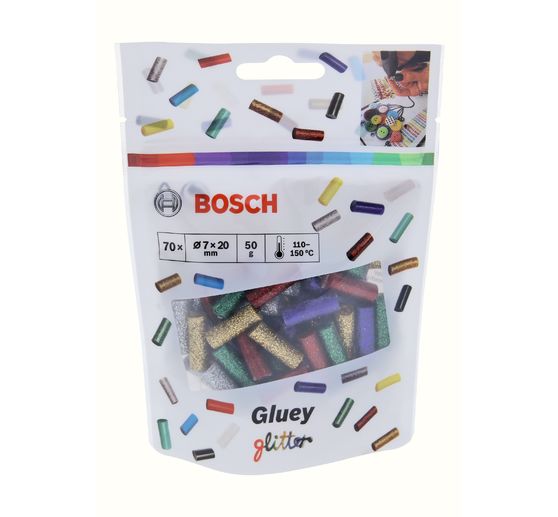 Mini-bâtonnets de colle pour Gluey Bosch, 70 pc.