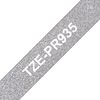 Ruban inscriptible brother P-Touch Premium, 12 mm Blanc sur fond argent pailleté