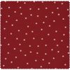 Cotton fabric country house "Stars" Red