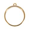 Jewellery metal frame "Round" Gold