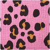Krinkel-Musselin Baumwoll-Stoff "Acid Leo" Pink-Orange
