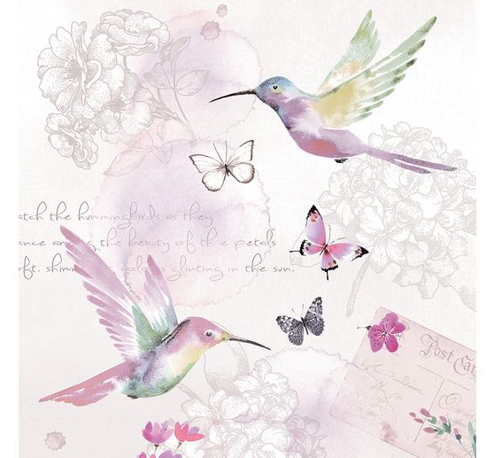 Serviette « Colibris » 