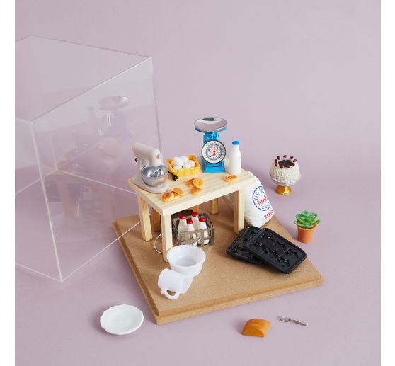 Cloche en acrylique Rico Design &laquo; Cube &raquo;