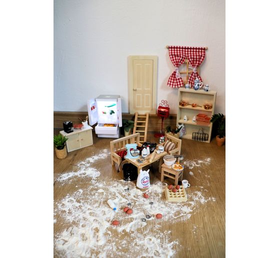 Set lutin &laquo; Table, banc & chaise &raquo;