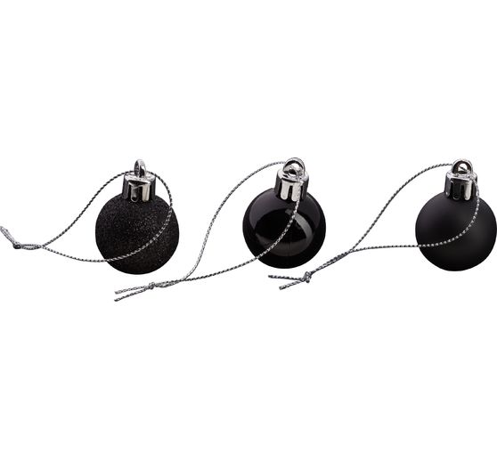 Boules de Noël en plastique, 27 pc.
