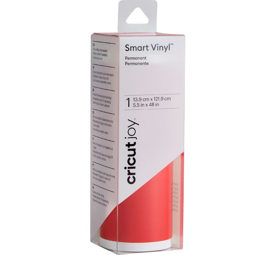 Cricut Joy Selbstklebende Vinylfolie - Glänzend "Smart Vinyl - Permanent", 13,9 