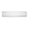 Decorative ribbon with lurex edges White/Silver