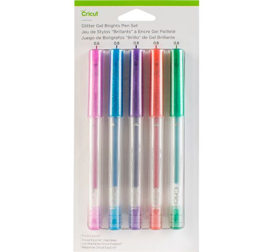 Stylos à encre gel Cricut « Pailleté » 