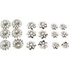 Assortiment de calottes pour perles Argent