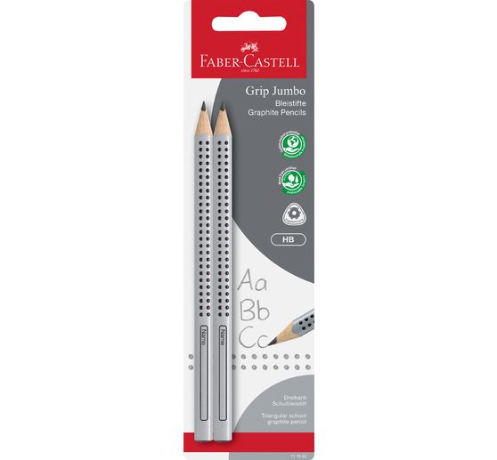 Crayons graphite FABER-CASTELL « Jumbo Grip »