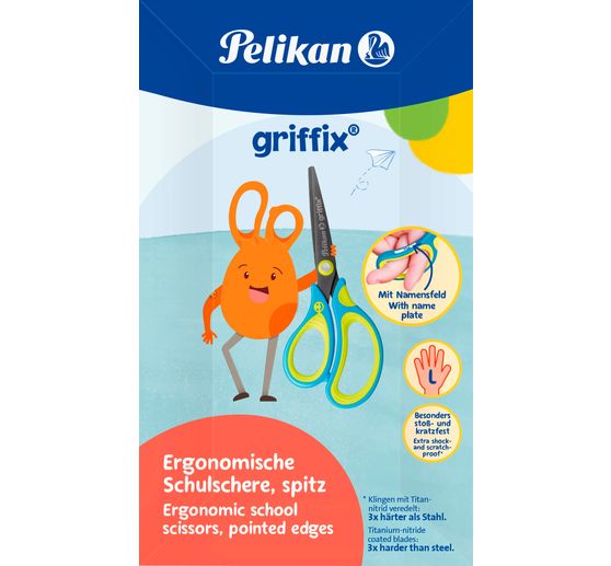 Pelikan Schulschere "Griffix", Spitz