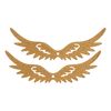 Angel wings "Angelo", 10 cm Gold coloured