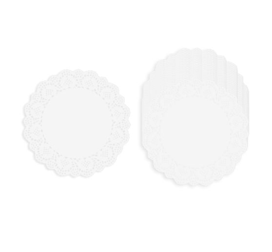 VBS Lace doily, white