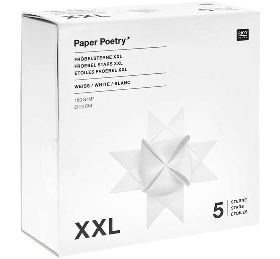 Fröbelsterne XXL
