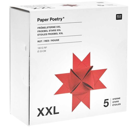 Fröbelsterne XXL