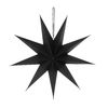 Paper star, 45 cm Black
