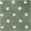 Fleece fabric "Stars" Green