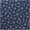 Jersey fabric "Stars" Dark blue