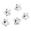 VBS Metal beads "Star" Silver-Plated