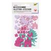 Moosgummi Glitter-Sticker