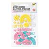 Moosgummi Glitter-Sticker