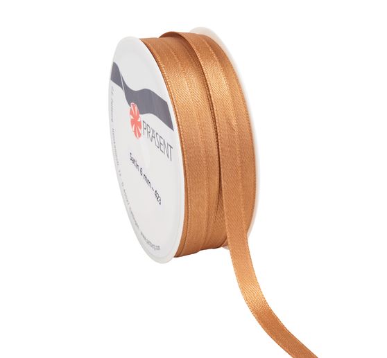 Ruban satin, 6 mm