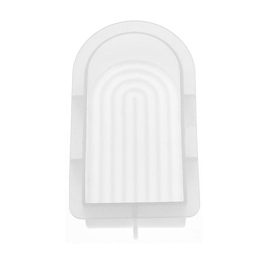 Silicone candle mould "Bow" with wick and wick needle