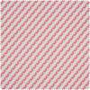 Tissu imprimé aspect lin « Cercles de feuilles »